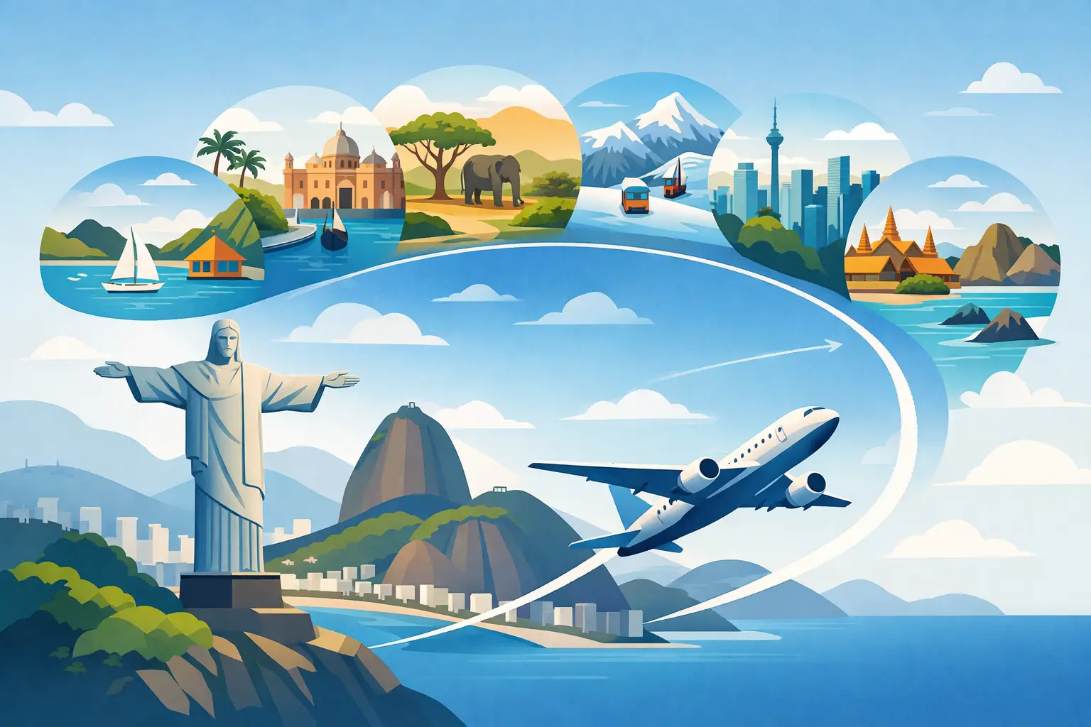 8 melhores destinos saindo do Rio