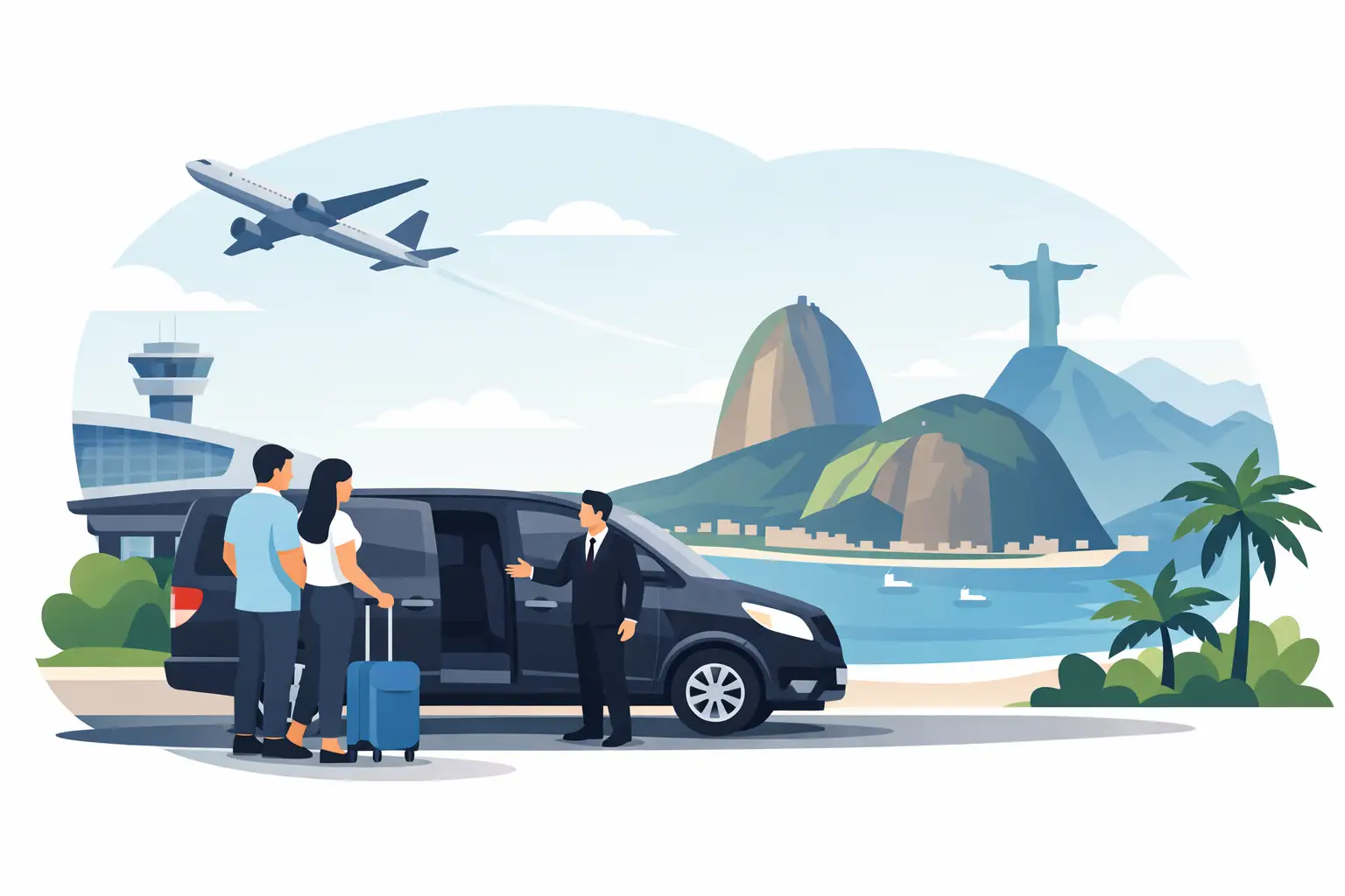 Guia transfer aeroporto Rio sem imprevistos