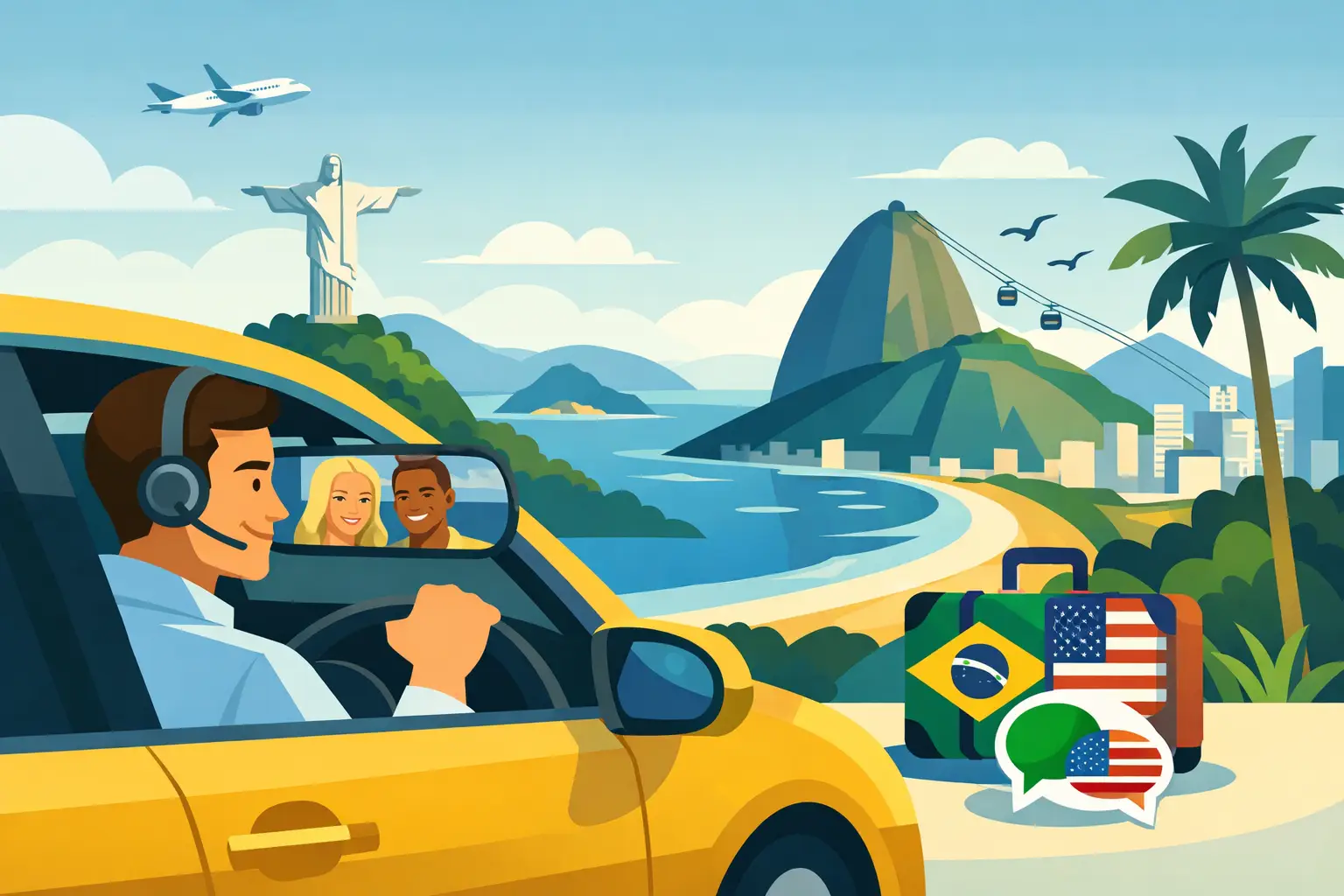 Motorista bilíngue no Rio de Janeiro vale a pena?