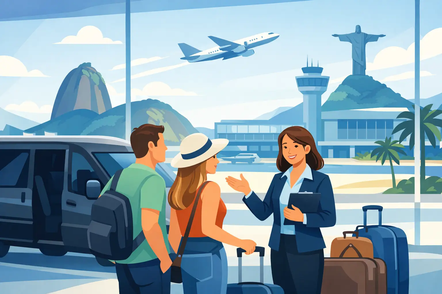 Receptivo turístico aeroporto Rio sem estresse