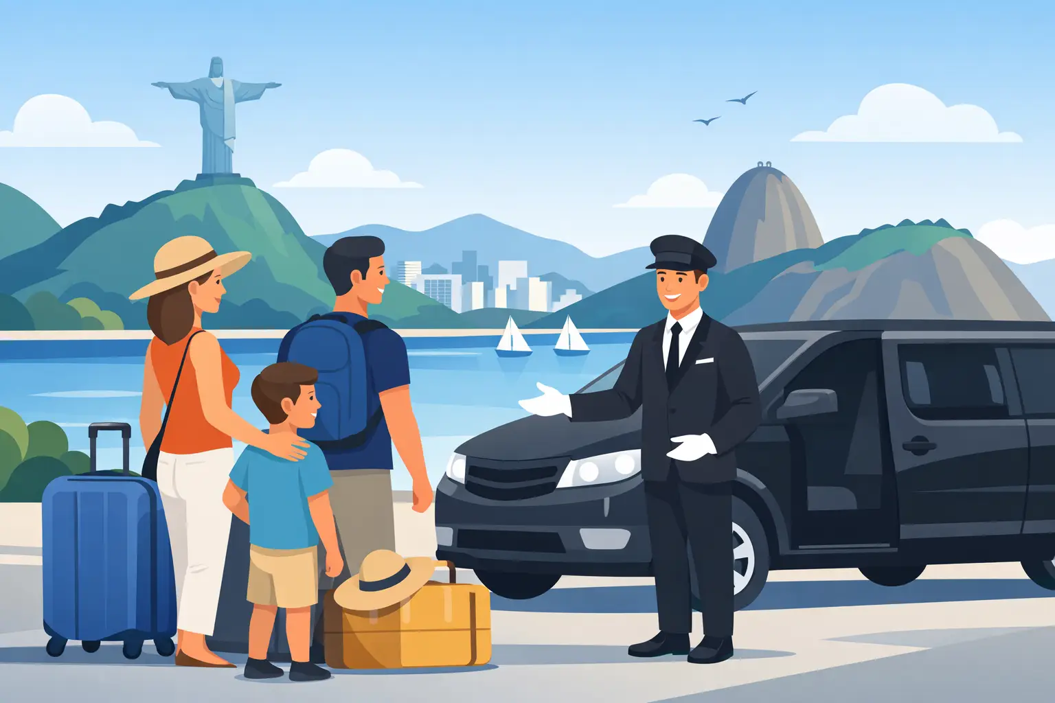 Transfer privativo para família no Rio vale a pena?