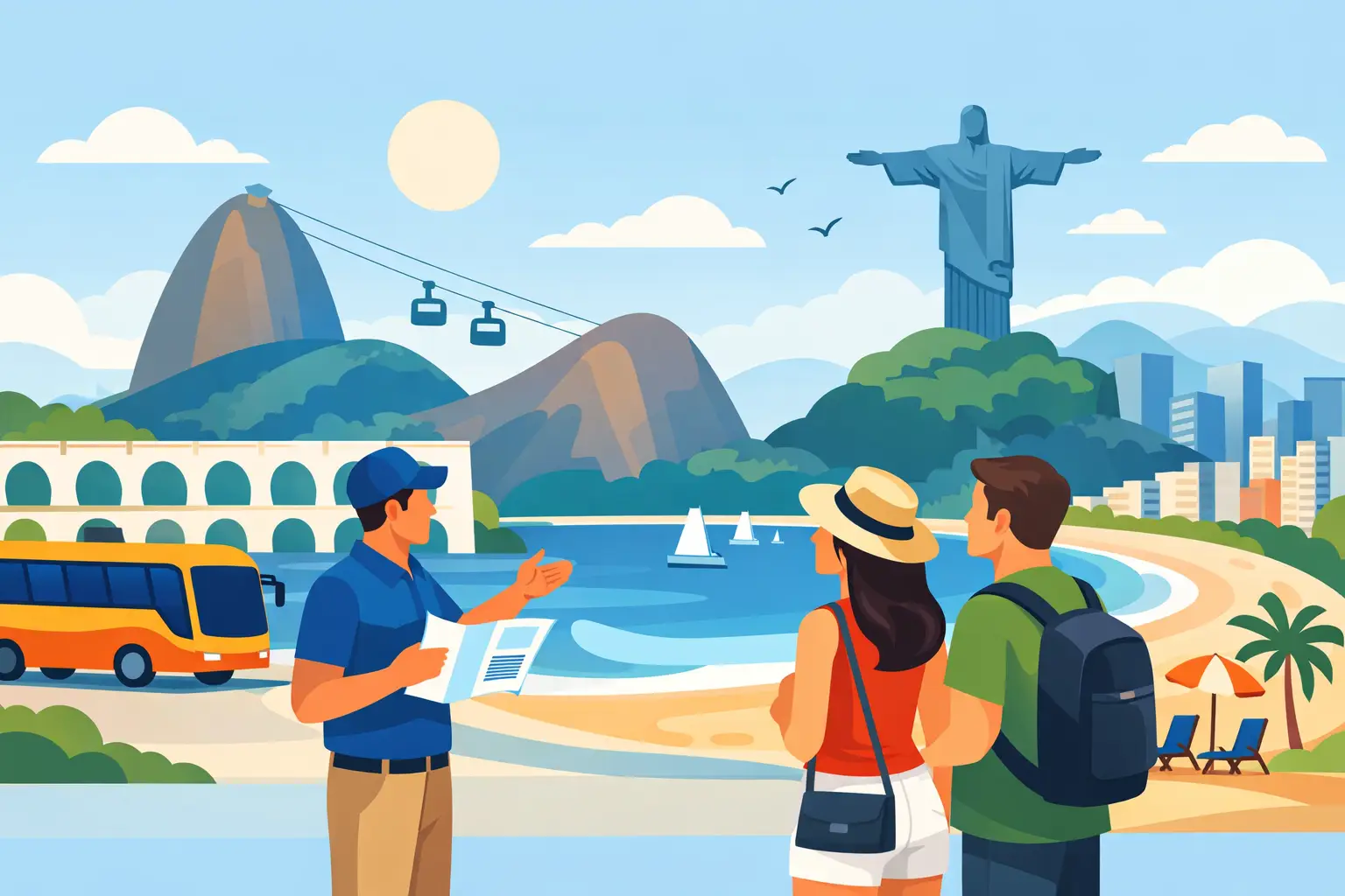 City tour no Rio de Janeiro sem imprevistos
