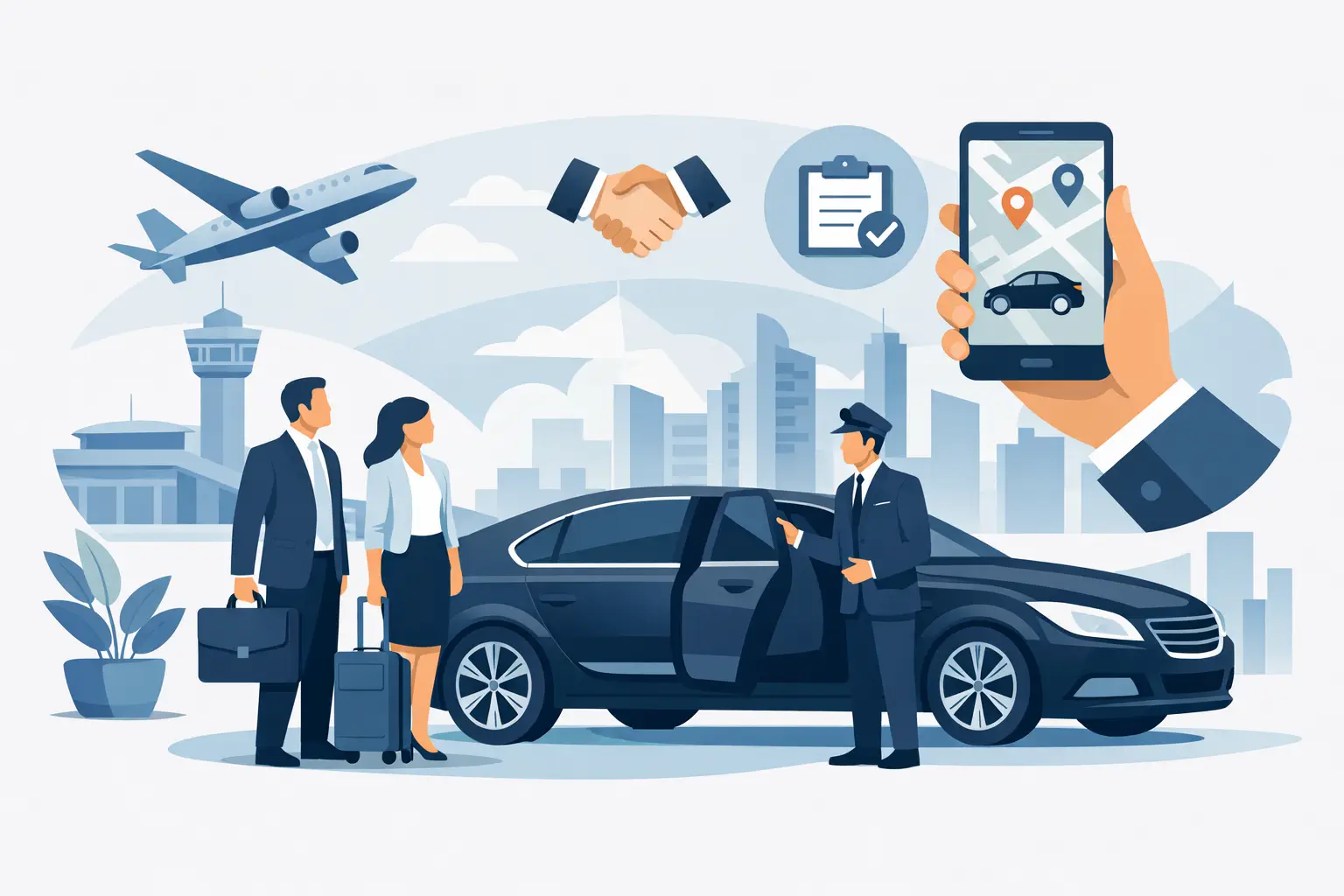 Como contratar transporte executivo corporativo