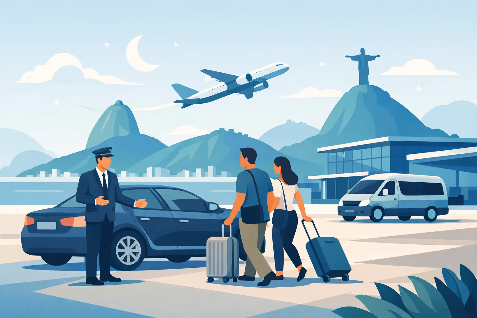 Transfer aeroporto 24 horas no Rio