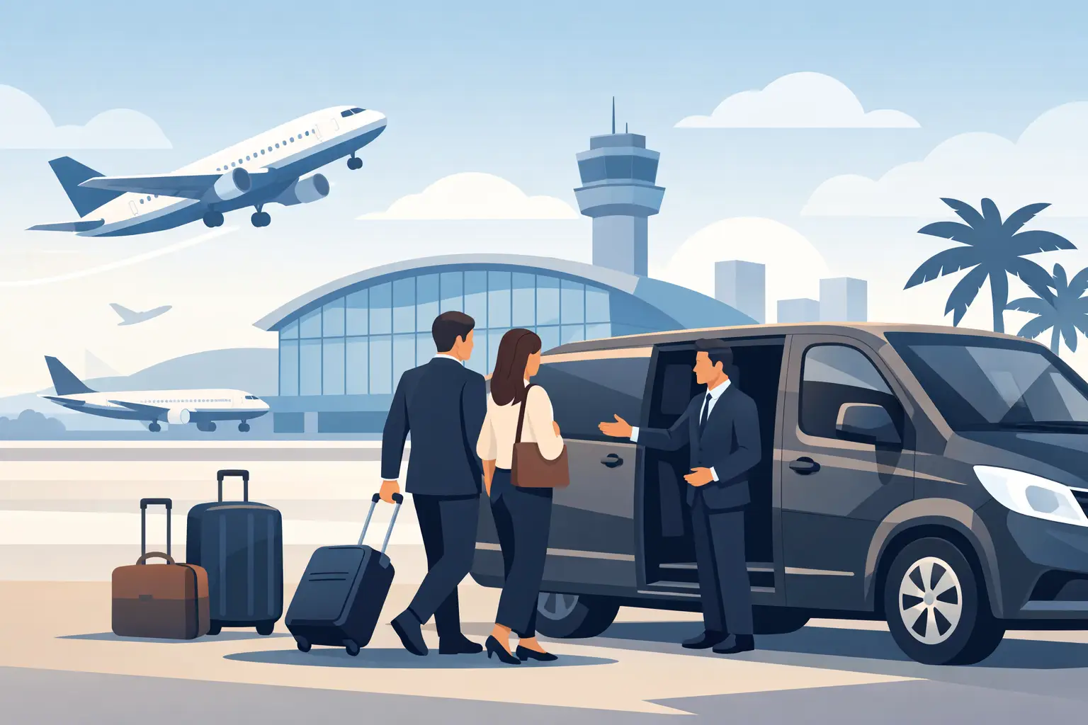 Transfer aeroporto: conforto sem imprevistos